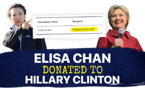 Elisa Chan donated to Hillary Clinton